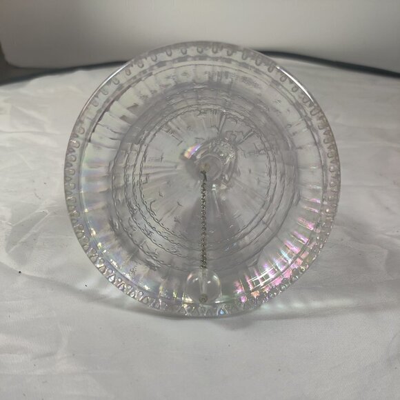 Lenox Imperial Glassware Vintage Bride Lady Bell. Irridescent, 6.5" Tall.Perfect - Picture 5 of 7